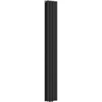 Helloshop26 - Doppelplattenheizkörper 812 Watt Stahl 160 x 24 cm schwarz