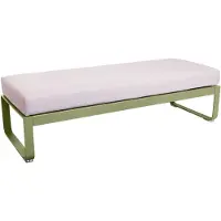 Fermob BELLEVIE 2-Sitzer-Polsterhocker mit Sitzfläche aus perforiertem Stahlblech