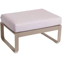 Fermob BELLEVIE 1-Sitzer-Polsterhocker mit Sitzfläche aus perforiertem Stahlblech