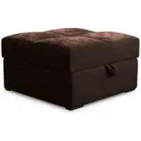 Masseno POUF MIZA Braun 65x65 cm
