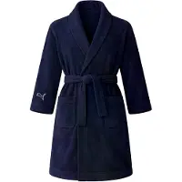 Puma Herren Bademantel teamADDITIONS Bathrobe 660008-06 S/M - Navy - S/M