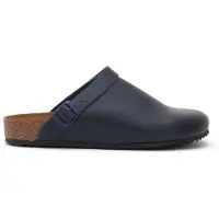Scholl Cork Pro Clog, Schuhe für medizinische Fachkräfte Uni-Erwachsene, blau