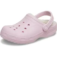 Crocs Uni Erwachsene Ralen Lined Clog Clog, Ballerina Pink/Oatmeal, 46/47 EU