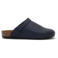 Scholl Cork Pro Clog, Schuhe für medizinische Fachkräfte Uni-Erwachsene, blau