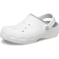 Crocs Uni Erwachsene Ralen Lined Clog Clog, White/Light Grey, 45/46 EU