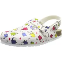 WEEGER -Clog m. Fersenriemen weissSchaf Gr. 36