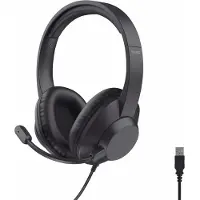 Trust Roha II Max USB Headset mit Mikrofon Over-Ear, USB-C, Schwarz