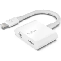 Belkin RockStar, Lightning, Lightning + 3.5mm, Männlich, Weiblich, Weiß