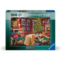 Ravensburger - Puzzle 1000 Teile: My Haven No14 Christmas Cabin, Puzzle für Erwa