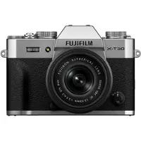 Fujifilm X -T30 III + XC13-33mmF3.5-6.3 OIS, 26,1 MP, 9600 x 2160 Pixel, X-Trans CMOS 4, 6.2K, Touchscreen, Silber, Schwarz