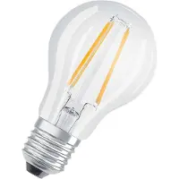 Osram LED-Lampe "RETROFIT CLASSIC A", Glühbirne, 6,5W, E27, Kaltweiß, klar (00215140)