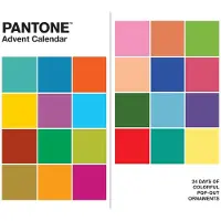 Sonstige Verlage PANTONE Adventskalender mit 24 dekorativen Farbchip-Elementen zum Aufhängen