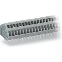 Wago 233-148 Leiterplattenklemme,0,5 mm2,Rastermaß 2,5 mm,grau 233148 - 10 Stück