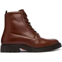 Tommy Hilfiger Schnürschuhe Corporate Casual Lth Boot FM0FM06174 Braun 41