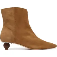 Weekend Max Mara für Damen. 2625796014600 Lederstiefeletten Wkacapanna braun (38), Beige, 3 bis 5 cm, Spaltleder, Keine, Lässig, Klassisch