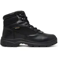 SKECHERS Herren Wascana Benen Boots, Black Leather W Textile, 44 EU