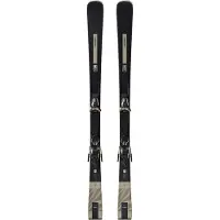 Salomon - Ski Set inkl. Bdg. - Pistenski - S/Max N°10 + M10 Gw Black/Light Bronze 2025 für Damen aus Holz - Größe 160 cm - schwarz