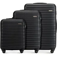 WITTCHEN Reisekoffer 3er Koffer-Set Rollkoffer Trolley Handgepäck Reisekofferset
