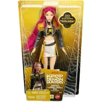 Mattel KPop Demon Hunters HUNTR/X Mira „Golden“ Singende Puppe in abnehmbarem Outfit mit 5 beweglichen Gelenken, Modepuppe, Weiblich, 4 Jahr(e), Mädchen, 350 mm, Mehrfarbig
