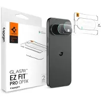 Spigen - (2er-Pack) Optik.tR EZ Fit Pro Kameraglas – Google Pixel 11 – Schwarz