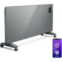 Klarstein Bansin Smart 2500 Konvektor-Heizung - 2500W, App-Steuerung, Wand- & Standmontage, X-Shape Heizelement, Überhitzungsschutz, IP24, Elektroheizung für Wohnräume & Wintergärten