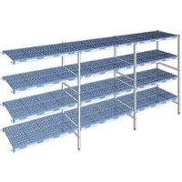 Tournus Ausstattung Regal mit herausnehmbaren Regalböden 4 Ebenen 175 x 393,5 x 56 cm - PCH3935