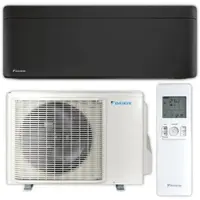Daikin Split Klimaanlage Komplett-Set | Nepura Stylish | Schwarz | 3,0 kW