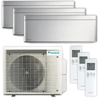 Daikin Multisplit Klimaanlage Set | Stylish C-Serie | Silber | 3x 2,5 kW