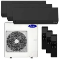 Carrier Multisplit Klimaanlage Set | High Line | schwarz | 3x3,5 kW