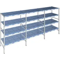 Tournus Ausstattung Verstellbares Regal mit 4 Ebenen aus Aluminium 175 x 397.6 x 56 cm - PLH3976
