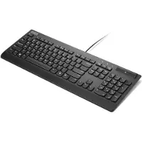 Lenovo Smartcard Wired keyboard II, Volle Größe (100%), Kabelgebunden, USB, Plunger key switch, Schwarz