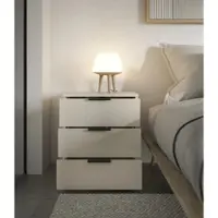 Die Möbelfundgrube Kommode HBZ "Linz Nachtkonsole, BxHxT 45x50x40cm", beige (kaschmir), B:45cm H:50cm T:40cm, Holzwerkstoff, Sideboards, Kommode, Breite 45cm,Lip-Griff, Melaminbeschichtung