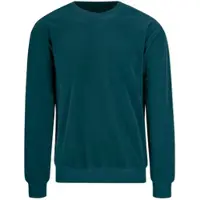 Trigema Sweatshirt "Nicki-Shirt", Damen, Gr. S, grün (saphir), Nicki, 80% Baumwolle, 20% Polyester, lang, Rundhals, Sweatshirts Sweatshirt
