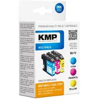 KMP B61CMYV, Cyan, Magenta, Gelb, 3 Stück(e), 1200 Seiten, Kombi-Packung