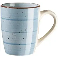 MÄSER VALMERA Henkelbecher - 37 cl - (Ø 8,5 × 10,5 cm) - Hellblau, 12er Set