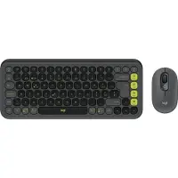 Logitech Pop Icon Combo, Kabellos, Bluetooth, Scherenschalter, QWERTZ, Graphit, Maus enthalten