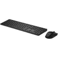 HP Kombination aus Dual-Mode-Maus und -Tastatur für mehrere Geräte 490C, Volle Größe (100%), Kabellos, RF Wireless + Bluetooth, Plunger key switch, Schwarz, Maus enthalten