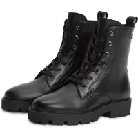Tommy Hilfiger Schnürschuhe TH Stud Leather Lace-Up Boot FW0FW09571 Schwarz 51