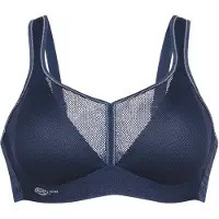 Anita Sport-BH "Air Control Deltapad" doppellagige Cups, gepolsterte Träger, mit Print, feminin, weich