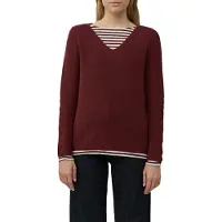 s.Oliver Strickpullover mit V-Ausschnitt