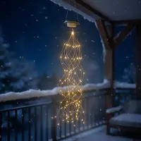 Esotec Solar Lichterbündel Lichterkette hängend Tamara 100 micro-LEDs 102182