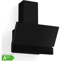 Klarstein Velaire Dunstabzugshaube 60 cm - Kopffreihaube, 820 m³/h Boost, A++ , Touch-Bedienung, LED, leise, Aluminium- & Aktivkohlefilter, Abzugshaube Küche, Schwarz