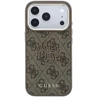 GUESS - Hardcase 4G Big Resin Logo (GUHCP18L6P4SRMLW) - iPhone 18 Pro - Brown