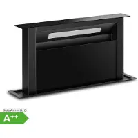 Klarstein Velaire Dunstabzugshaube 60cm - A++ Downdraft, 853 m³/h Luftstrom, Touch-Bedienung, LED, Leise, Spülmaschinenfester Filter, Kochfeldabzug, Abzugshaube 60cm