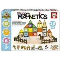 Educa Magnetisches Konstruktionsspiel Öko-bauernhof 28 Stücke