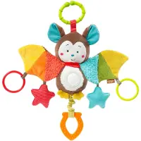 Fehn Greifspielzeug "Classic Stars, Activity-Fledermaus", bunt, Greifspielzeug, KinderB:29cm L:30cm, Jersey, Plüsch, Softvelour, Stoff, Greifspielzeug, B:29cm L:30cm