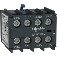 Schneider Electric LA1KN22M Hilfsschalterblock, 2S+2Ö, Schraubklemmen
