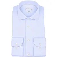 Profuomo Dobby Hemd Hellblau