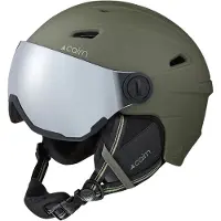 Cairn - Skibrillenhelm / Snowboardhelm mit Visier - Electron Visor Mat Khaki für Damen - Größe 55-56 cm