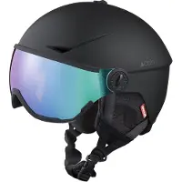 Cairn - Helm mit Visier und Recco-Reflektor - Rise II Visor Mat Black Cameleon für Damen - Größe 56-57 cm - schwarz